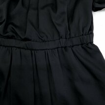 美品 INED イネド シアースリーブ レイヤード ドレス ワンピース 9(M) 黒 ブラック 日本製 半袖 国内正規品 レディース 女性用_画像5