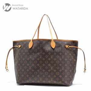 ルイヴィトン Louis Vuitton トート バッグ ネヴァーフル GM M41179 モノグラム キャンバス ブラウン 保存袋付