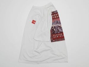 【USA製】90s the north face 両面プリント tシャツ アメリカ製 ヴィンテージ 70s 80s ノースフェイス 白T