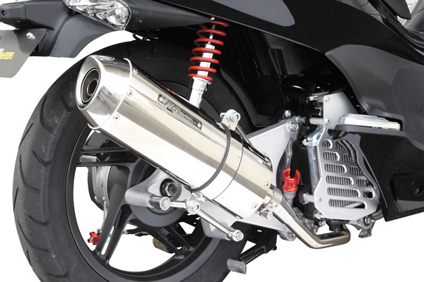 新作 トリシティ125 トリシティ125 TAKEGAWA コーンオーバルマフラー