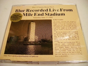 UK盤 Blur(ブラー)Blur's Country House No.2 (Blur Recorded Live From Mile End Stadium, Saturday June 17 1995)