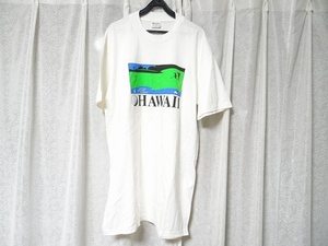 新品 80年代 ビンテージ USA製 1989年 HAWAII ハワイ ゴルフ Tシャツ Lサイズ レトロ 当時物