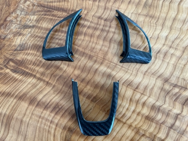 希少 アバルト リアルカーボン ブーストメーターカバー レッドカーボン