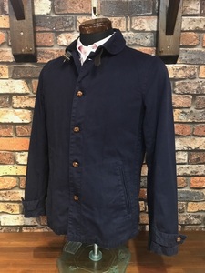 D733 men's jacket BEAMS Beams stylish ko-te clean . popular plain casual select shop navy blue navy simple / M