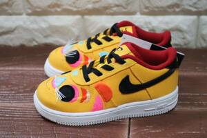 新品 16㎝ NIKE ナイキ FORCE 1 LV8 (TD) フォース1 CNY Year of Tiger ザ　イヤーオブタイガー　イエロー　DQ5072