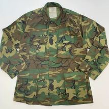 デッドストック 米軍 実物 ERDL CAMO ブラウンリーフ迷彩ジャケット LC-1 ジャングルファティーグ ミリタリー BDU アメリカ軍 vintage NOS_画像1