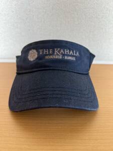 ■美品 希少 人気　THE KAHALA HOTEL ザ カハラ ホテル　ゴルフ　キャップ　帽子　サンバイザー　バイザー ハワイ　honolulu ホノルル