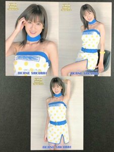 桜井 茜　SRQ PREMIUM 03　109・110・111　3枚セット　レースクイーン　グラビア アイドル トレカ トレーディングカード　