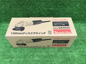 【未使用品】makita(マキタ) 100mmディスクグラインダ 高速型 GA4031 IT3L3PVJ735P