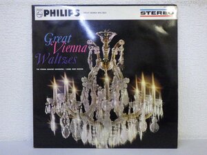 LP レコード GREAT VIENNA WALTZES KURT RICHTER ドナウ河のさざなみ クルト リヒテル ウィーン管弦楽団 【 VG+ 】 E3915Z