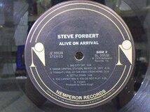 LP レコード Steve Forbert スティーヴ フォーバート Alive on Arrival アライヴ オン アライヴァル 【VG+】 H2298O_画像5