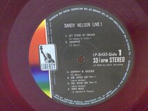 LP レコード 帯 赤盤 SANDY NELSON サンディ ネルソン 狂熱のサンディ ネルソン 【E+】 H1527A_画像4