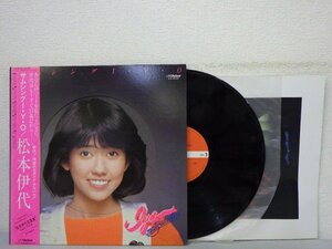 LP レコード 帯 松本伊代 サムシング I Y O 【E+】 H2683A