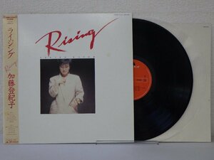 LP レコード 帯 TOKIKO KATO 加藤登紀子 RISING ライジング 【E+】 H851D