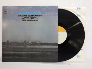 LP レコード SADAO WATANABE ROUND TRIP 渡辺貞夫 RECORDED IN NEW YORK 【 E+ 】 H1053Z