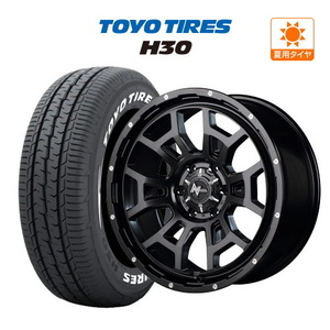 200系 ハイエース ホイール 4本セット MID ナイトロパワー H6 スラッグ TOYO H30 215/60R17 キャラバン