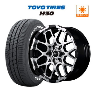 200系 ハイエース ホイール 4本セット MID ナイトロパワー M28 バレット TOYO H30 215/60R17 キャラバン