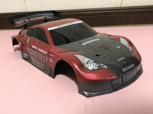 送料無料　Mシャーシ用　日産 フェアレディZ Z33 レーシングカー スーパーGT500 ラジコンボディ NISSAN FAIRLADYZ RACING RC BODY