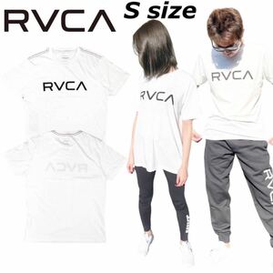 ルーカ RVCA 半袖Tシャツ M420VRBI メンズ レディース ロゴ トップス クルーネック 丸首 白 Sサイズ カジュアル BIG RVCA SS TEE 新品