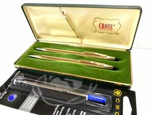 [Красивые товары] Cross Cross Classic Century 12 Golden Ball Pen Sil с подлинным пополнением