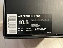 美中古 US10.5 28.5㎝ AIR FORCE 1 HI RT Riccardo Tisci NikeLab リカルドティッシ AQ3366-601_画像4