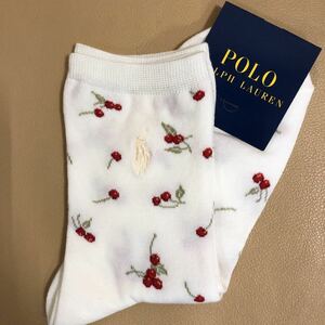  ограниченный товар новый продукт новый товар женский Polo Ralph Lauren белой серии хлопок носки бесплатная доставка 