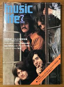 Music Life 1970年7月号　ミュージック・ライフ
