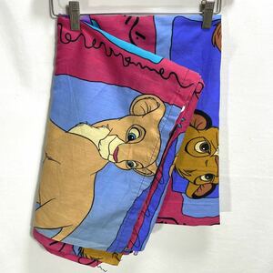 # Vintage USA производства Disney Disney Lion King общий рисунок иллюстрации Flat модель bed простыня simbanalapnvaTWIN 5ap25 #