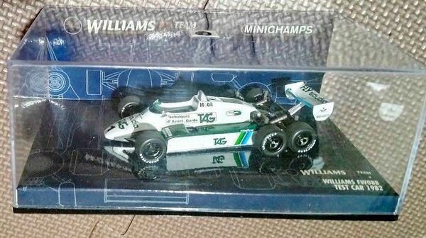 【レア】6輪車 MINICHAMPS 1/43 Williams FW08B 1982 ウィリアムズ テストカー