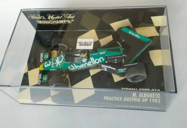 【レア品】ミニチャンプス 1/43 F1 1983 ティレルフォード 012 ブーメランウイング仕様