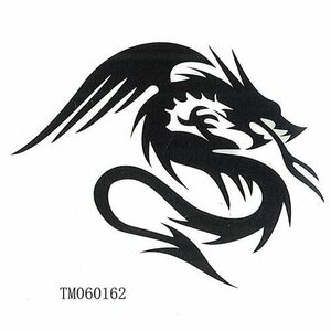 タトゥーシール 龍・ドラゴン　【6x6cm　ハロウィン　仮装 コスプレ・tm060162】