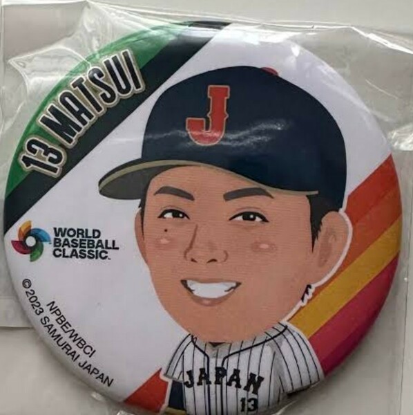 【送料無料・匿名発送】新品・未開封◆◆◆WBC 2023 侍ジャパン ★松井裕樹☆缶バッチ◆◆◆世界一☆優勝おめでとう！！