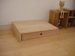 * size modification possibility *A4 circle hole 1 step drawer / natural wood * wooden document case cutlery storage cutlery case order possibility order possible size modification possible 