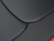 G'BASE デザインシートカバー ハイゼットジャンボ S500P/S510P MC後専用（ブラック：ブラック×レッド GSC-014)1台分_画像5