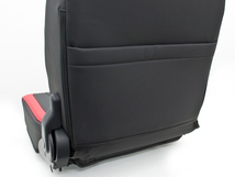 G'BASE デザインシートカバー ハイゼットジャンボ S500P/S510P MC後専用（ブラック：ブラック×レッド GSC-014)1台分_画像6