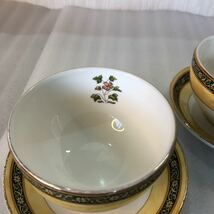 WEDGWOOD ウェッジウッド India インディア 湯呑 カップ＆ソーサー 2客_画像2