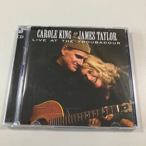 貴重です！ライブ CD+DVD　CAROLE KING & JAMES TAYLOR LIVE AT THE TROUBADOUR 輸入盤　キャロル・キング　ジェイムス・テイラー
