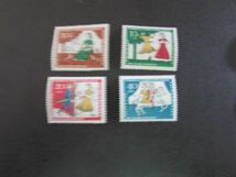 ①　子供切手　ドイツ　社会福祉（シンデレラ）４種完　1965.10.6-1_画像1