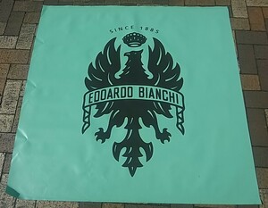 #S778#Bianchi with logo 136cmx136cm large size tapestry 