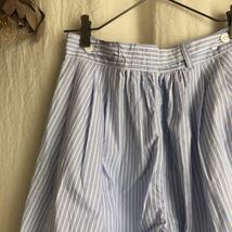 TOUJOURS トゥジュー 2022SS Pleated Underwear Baggy Pants ストライプ バギーパンツ SIZE2_画像7