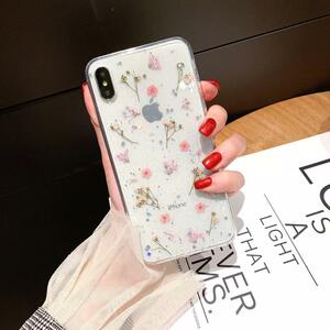 G-51. iPhone13　スマホケース　花柄　ピンク