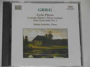 【CD1枚】グリーク　叙情小曲集　Lyrische Stiicke・Pieces　Lyriques　Peer　Gynt　Suite　No.2　Balazs　Szokolay（ｐ）