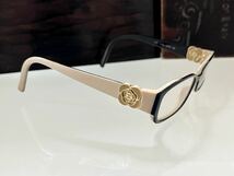 ◆激レア◆シャネル◆メガネ◆メンズ◆レディース◆ピンク◆黒◆CHANEL◆フラワー◆花◆ レンズ幅/53mm 鼻幅/16mm テンプル/130mm_画像4