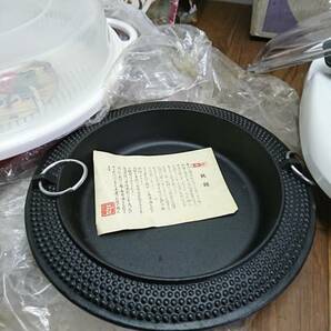 送料無料D56515 HITACHI/ピーコックその他 調理器具5点 ホットサンドトースター EW-410 チーズフォンデュセット TPD-40 Y 電気おかゆ鍋 Rの画像10