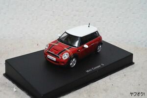 オートアート ミニクーパーＳ 1/43 ミニカー 赤 MINI COOPER S