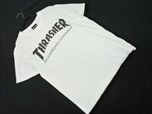 THRASHER スラッシャー ロゴ Tシャツ sizeS/白 ■◆ ☆ dda4 メンズ_画像1