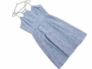 ネコポスOK BANANA REPUBLIC バナナリパブリック キャミソール ワンピース size0/青 ■◆ ☆ dda6 レディース