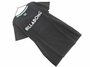 ネコポスOK BILLABONG ビラボン プリント Tシャツ sizeM/黒 ■◆ ☆ ddc1 レディース