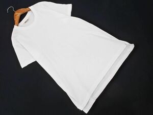 ネコポスOK AURALEE オーラリー サイド スリット カットソー size1/白 ■◆ ☆ ddc4 レディース