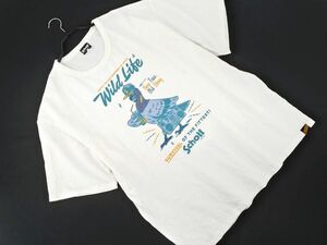 SCHOTT ショット プリント N.Y.C Tシャツ sizeXXL/白 ■◆ ☆ ddc6 メンズ